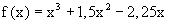 Kurvendiskussion - Übung 1